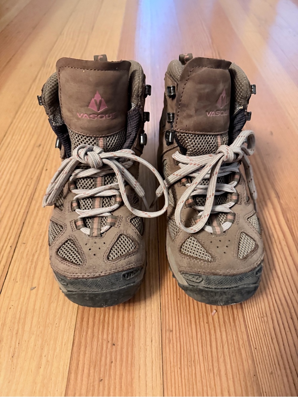 Vasque Women’s Brown and Pink Outdoor Hiking Boots